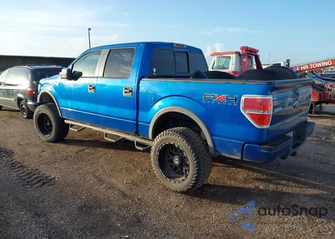2010 Ford F150 Supercrew из США, поврежденный, VIN 1FTFW1EV3AFA68553